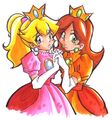 Princes Peach n Princess Daisy by usako chan.jpg